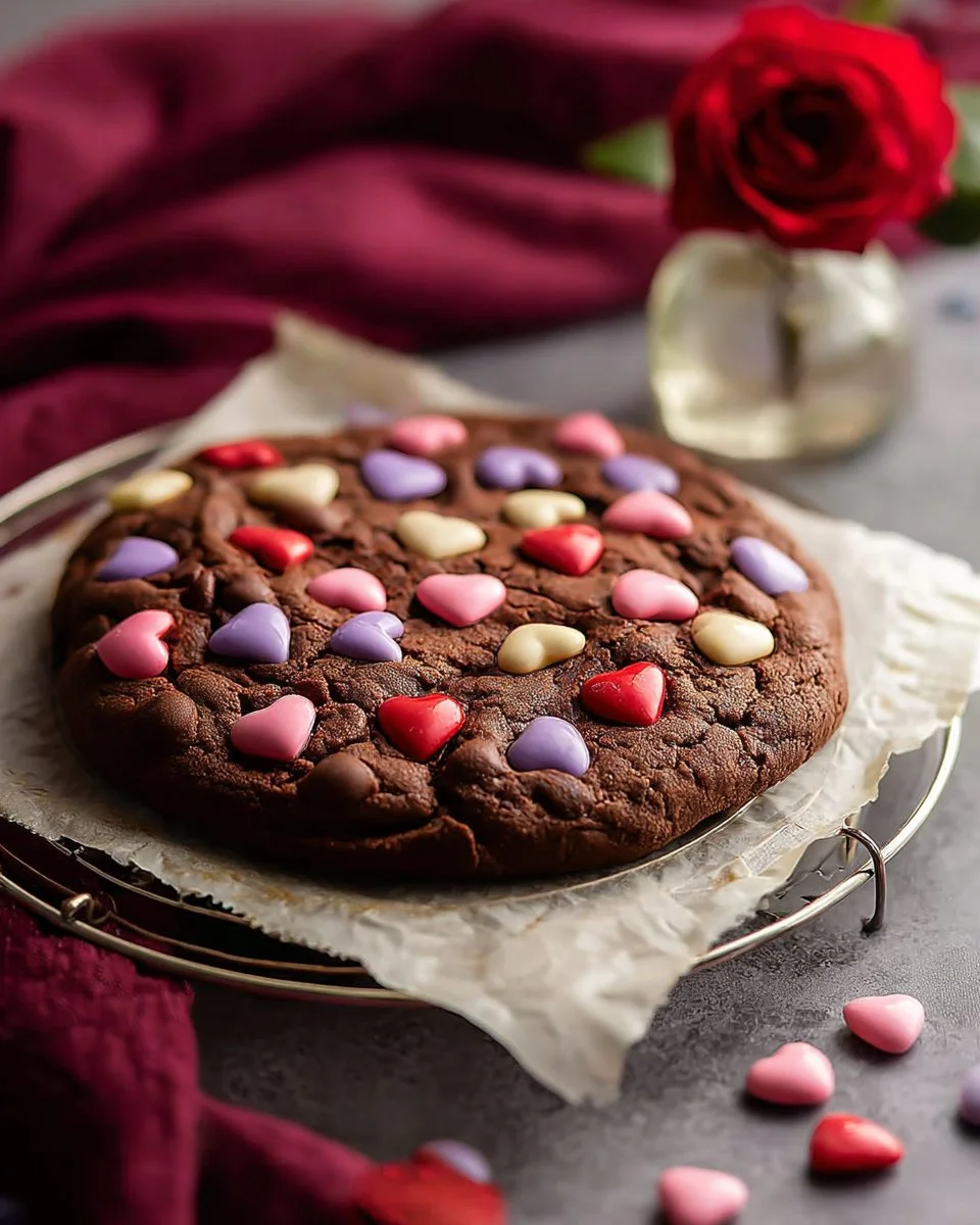 Giant Valentine's Day Cookies