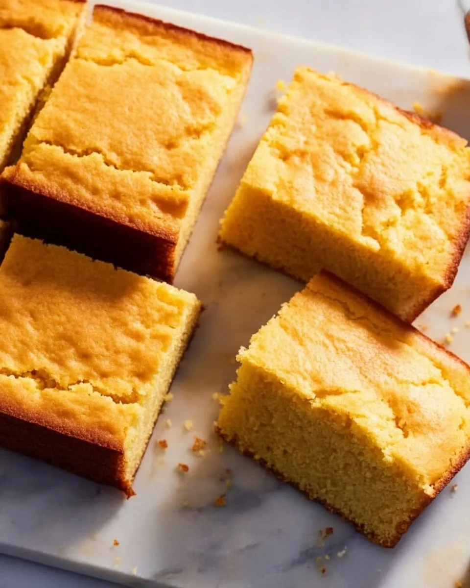 Delicious gluten free cornbread fresh from the oven.