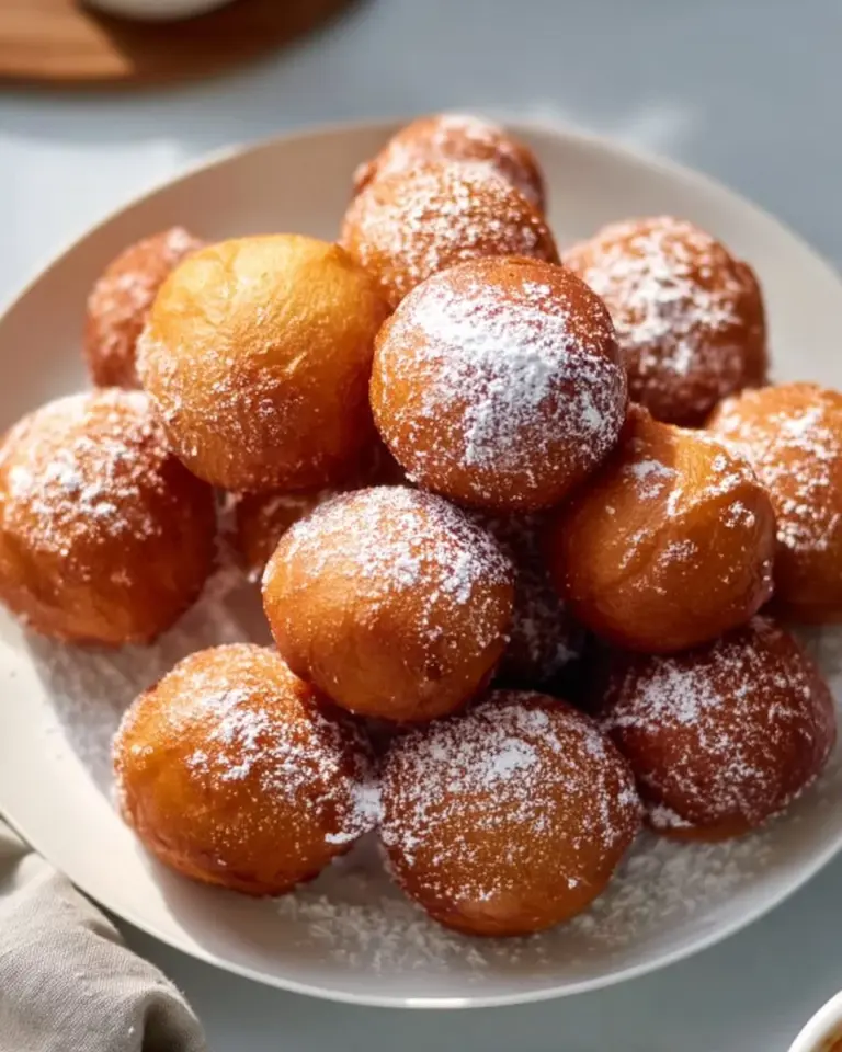 Delicious gluten-free donut holes on a plate, perfect for a sweet treat.