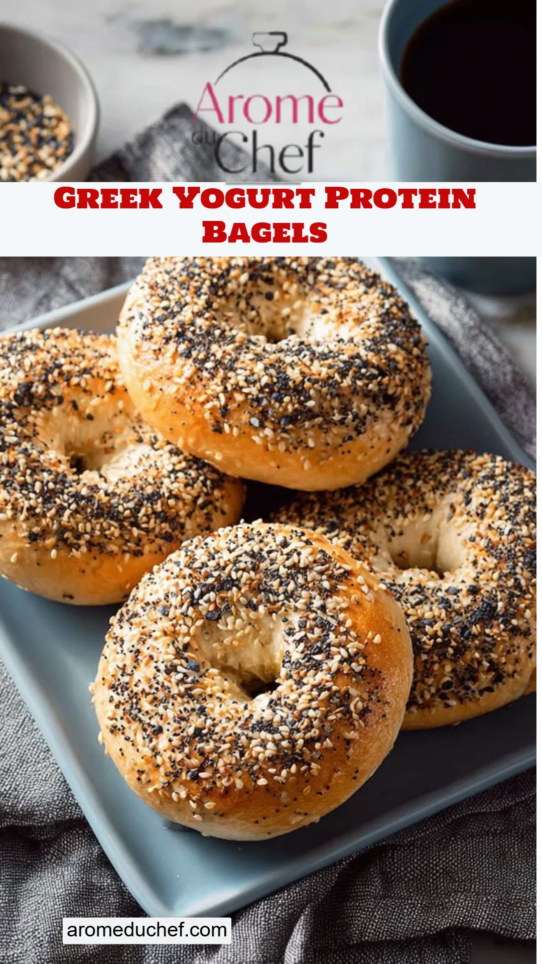 Greek Yogurt Protein Bagels