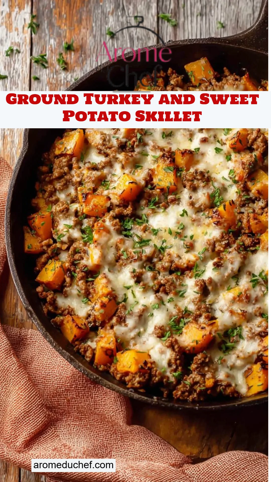 Ground Turkey and Sweet Potato Skillet