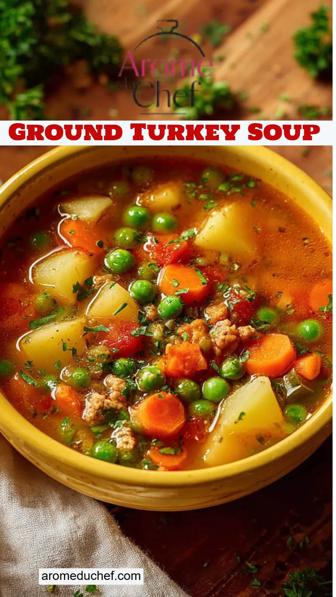 Ground Turkey Soup