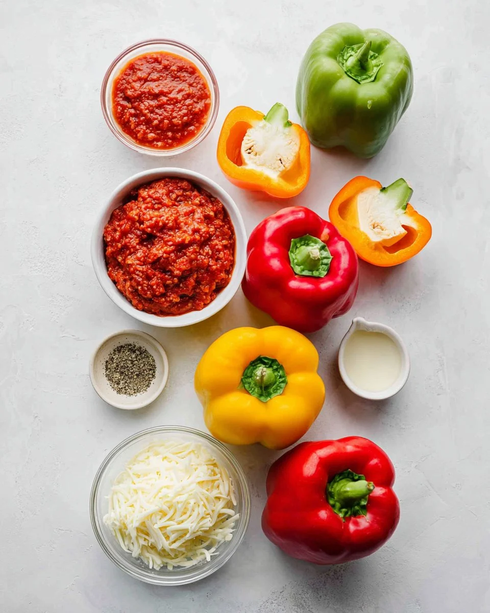 Ground Turkey Stuffed Peppers No Rice