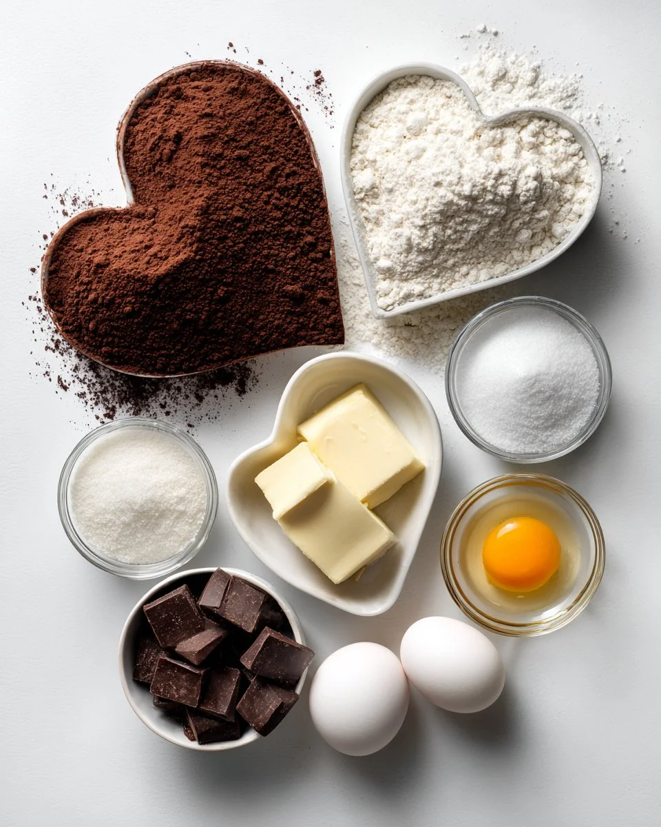 Heart-Shaped Valentine's Cookies (Chocolate Sugar Cookies)
