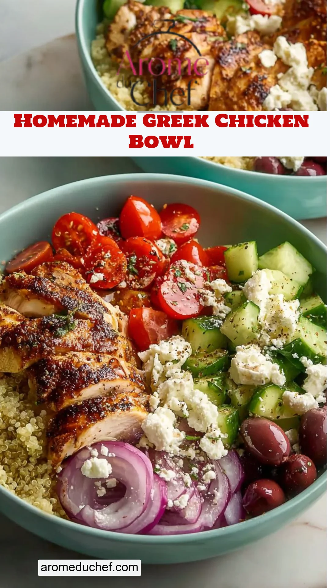 Homemade Greek Chicken Bowl