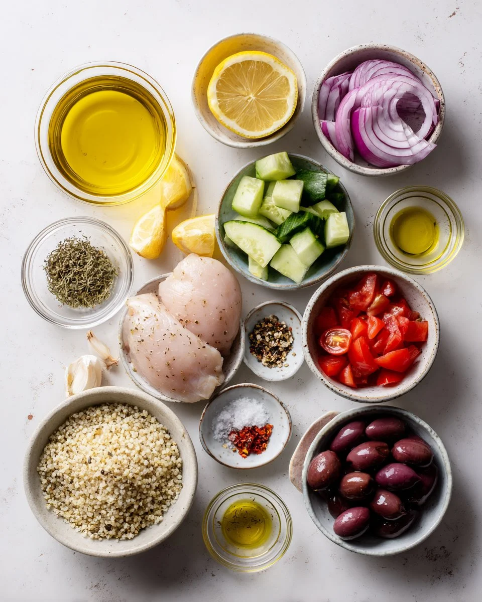 Homemade Greek Chicken Bowl