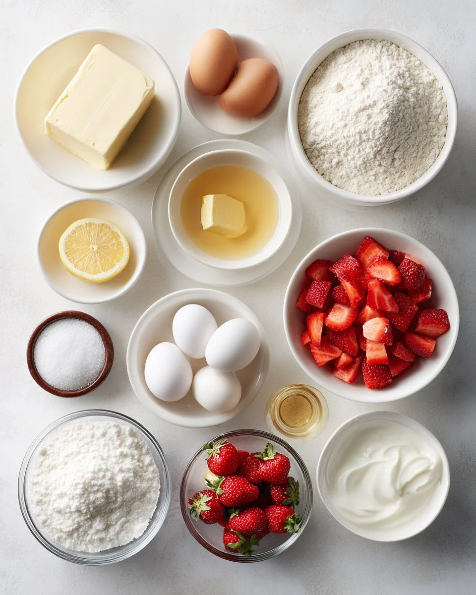 Homemade Strawberry Shortcake Cupcakes