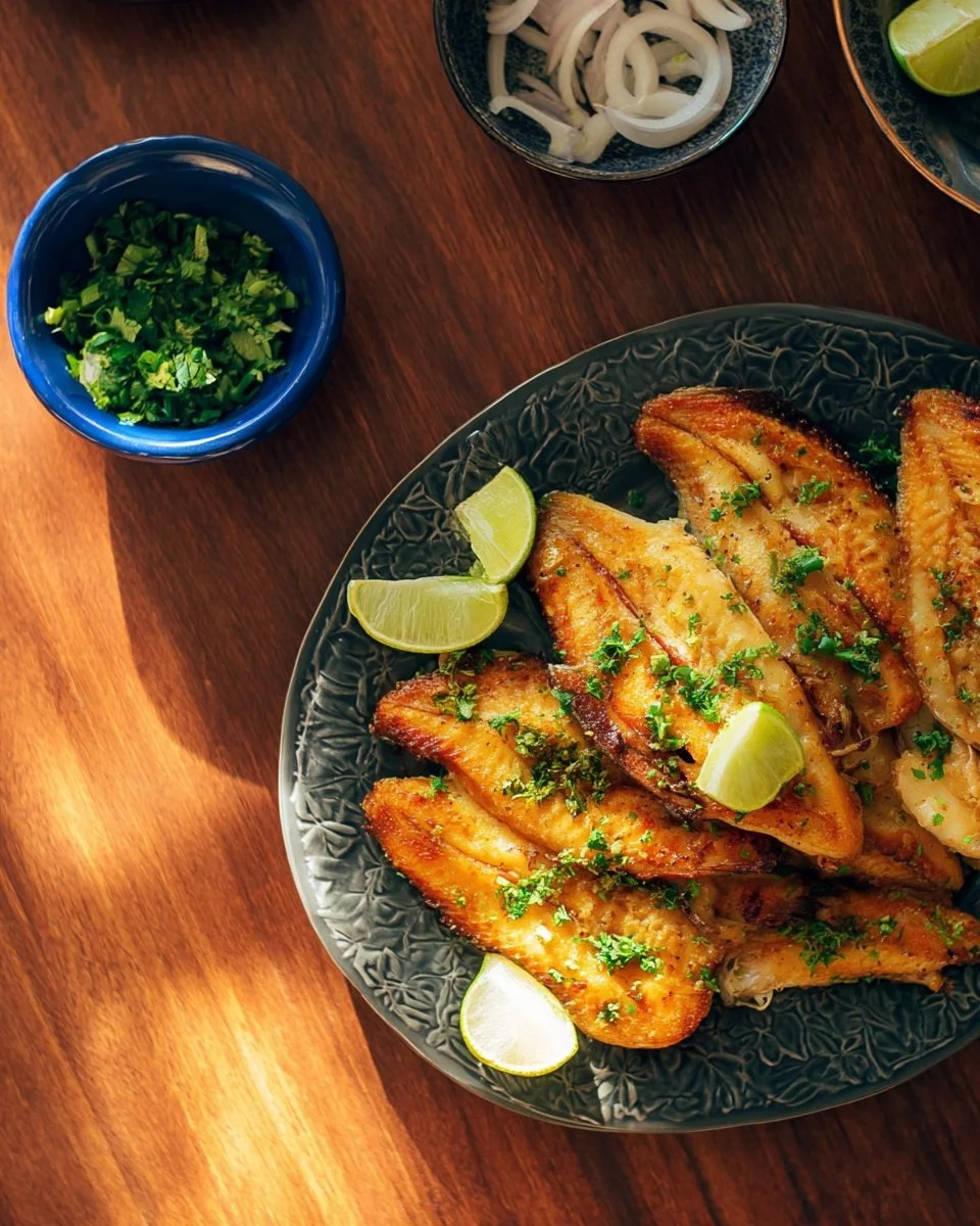 Delicious Kerala Fish Fry recipe featuring golden fried fish and spices