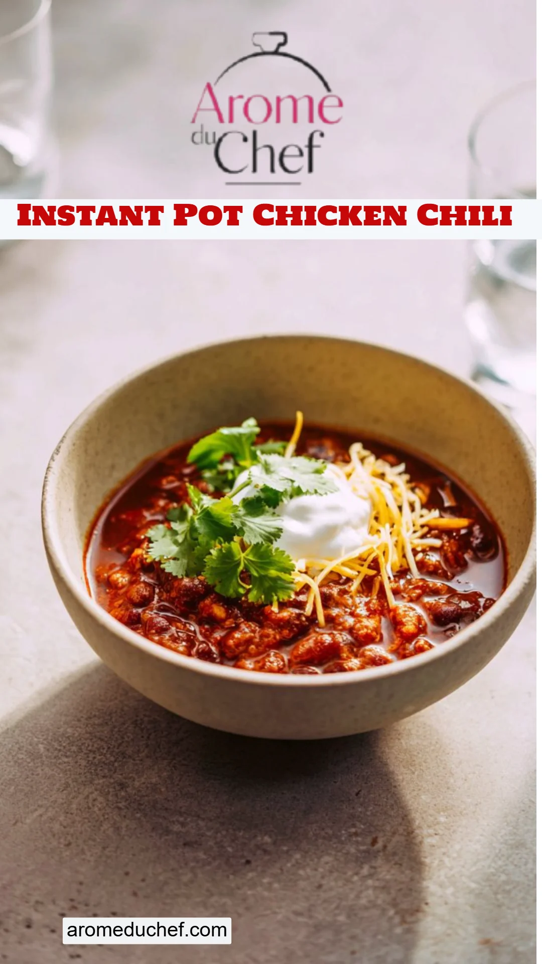 Instant Pot Chicken Chili
