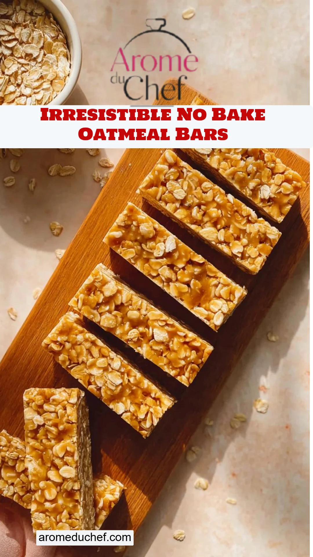 Irresistible No Bake Oatmeal Bars