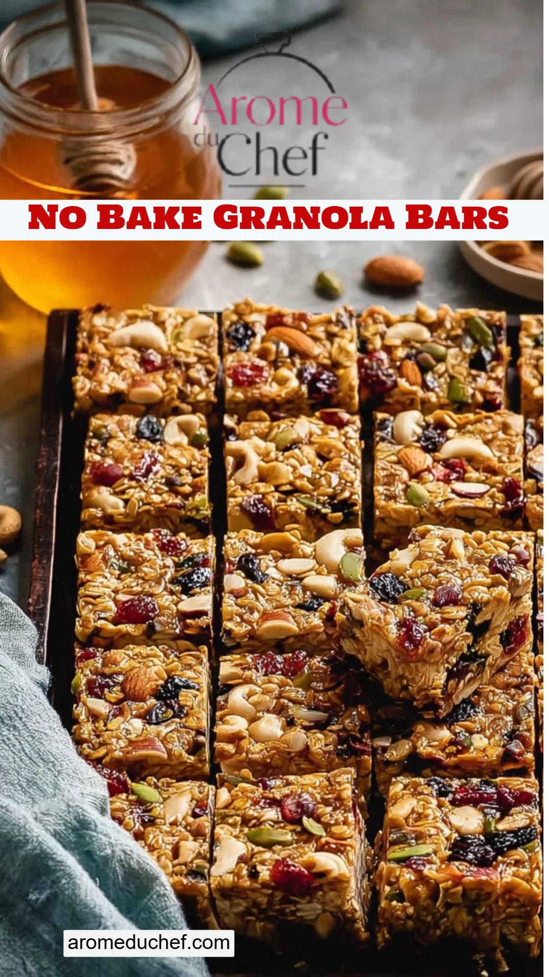 No Bake Granola Bars