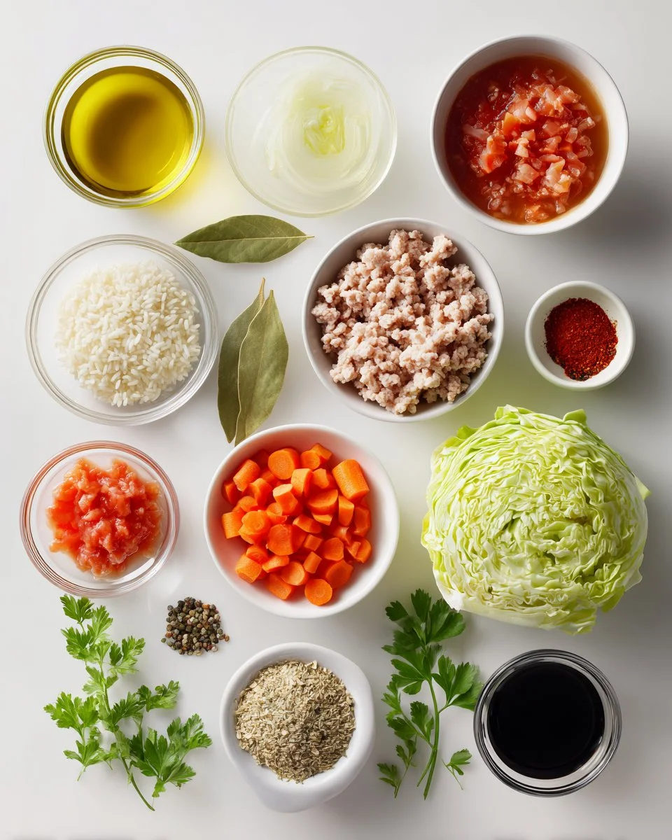 One-Pot Cabbage Roll Soup with Ground Turkey