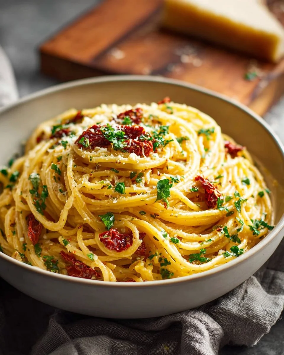 One Pot Pasta Garlic and Oil
