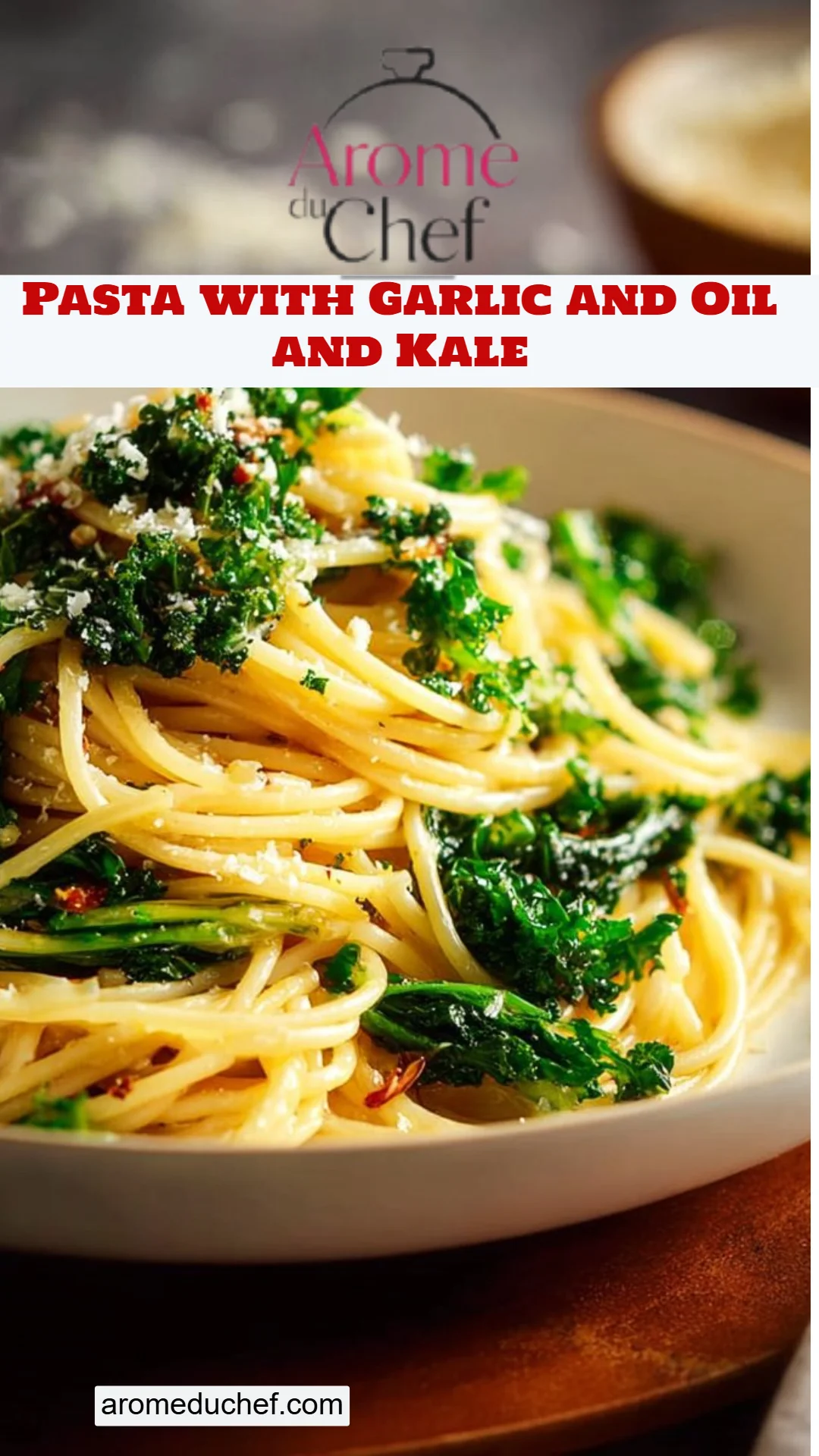 Pasta with Garlic and Oil and Kale