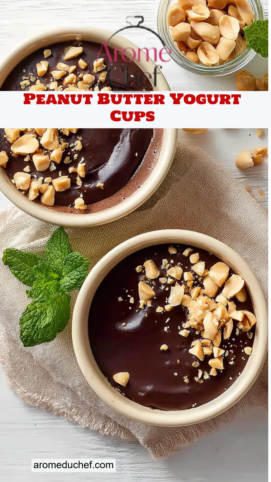Peanut Butter Yogurt Cups