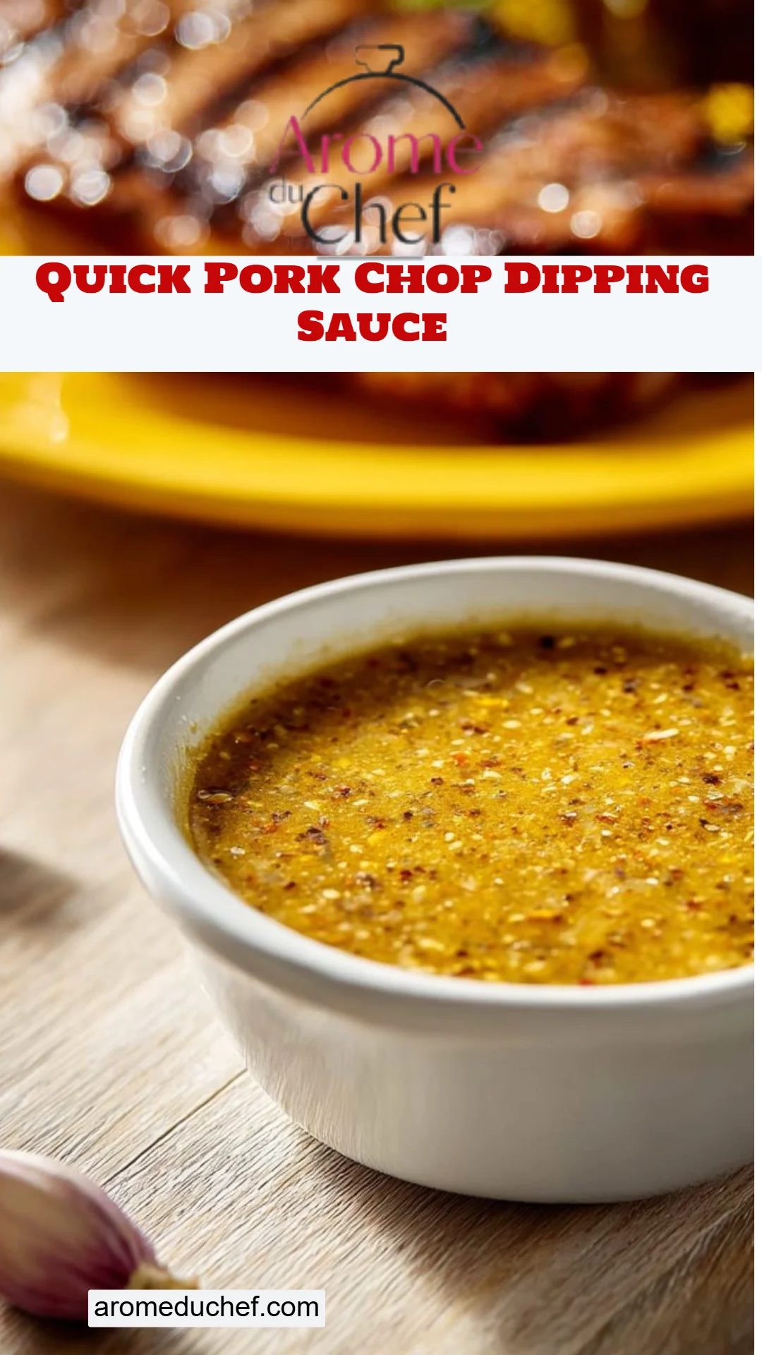 Quick Pork Chop Dipping Sauce