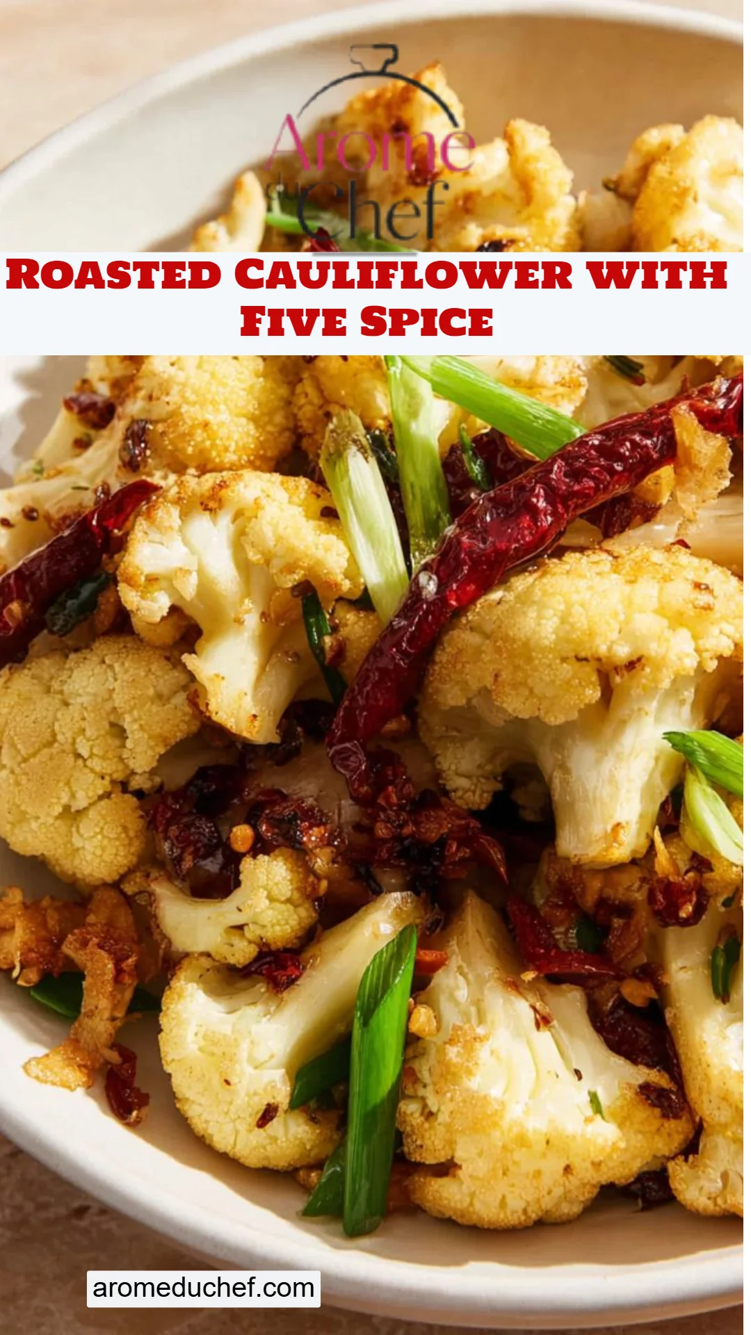 Roasted Cauliflower with Five Spice