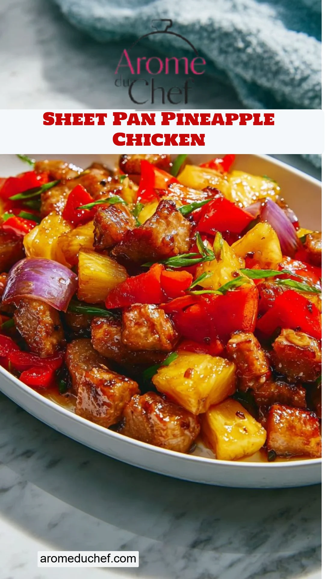 Sheet Pan Pineapple Chicken