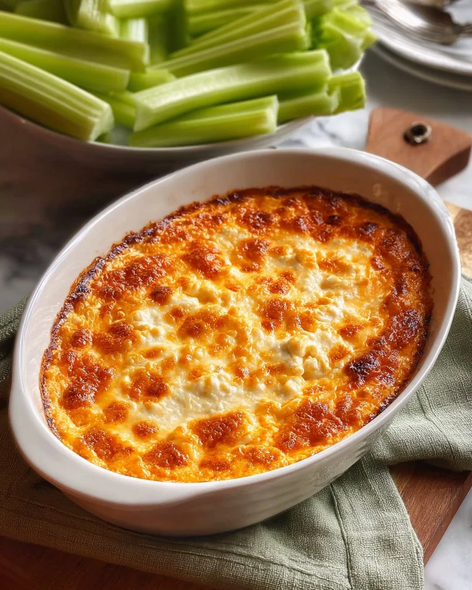 Smoky Grilled Buffalo Chicken Dip