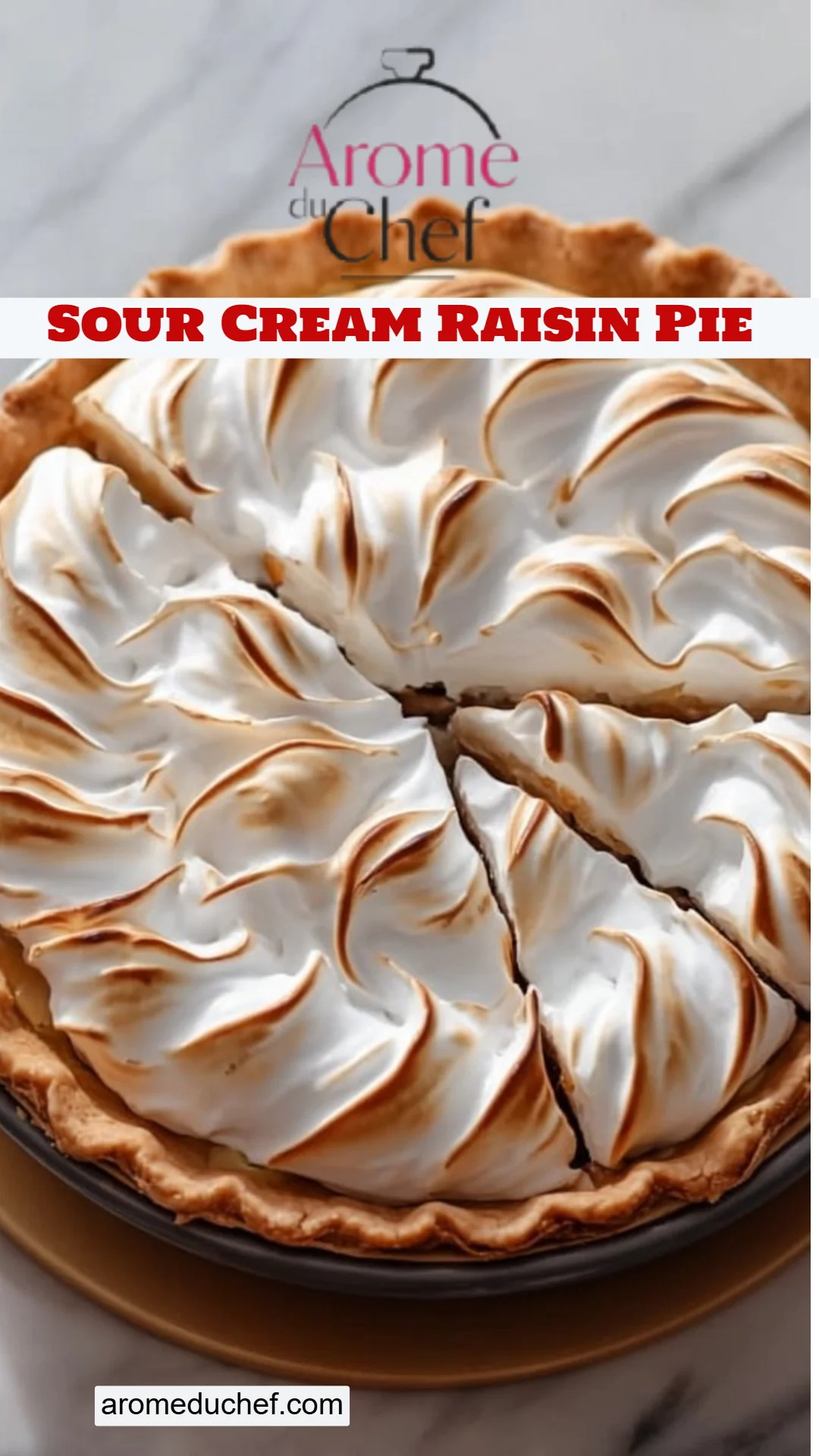 Sour Cream Raisin Pie