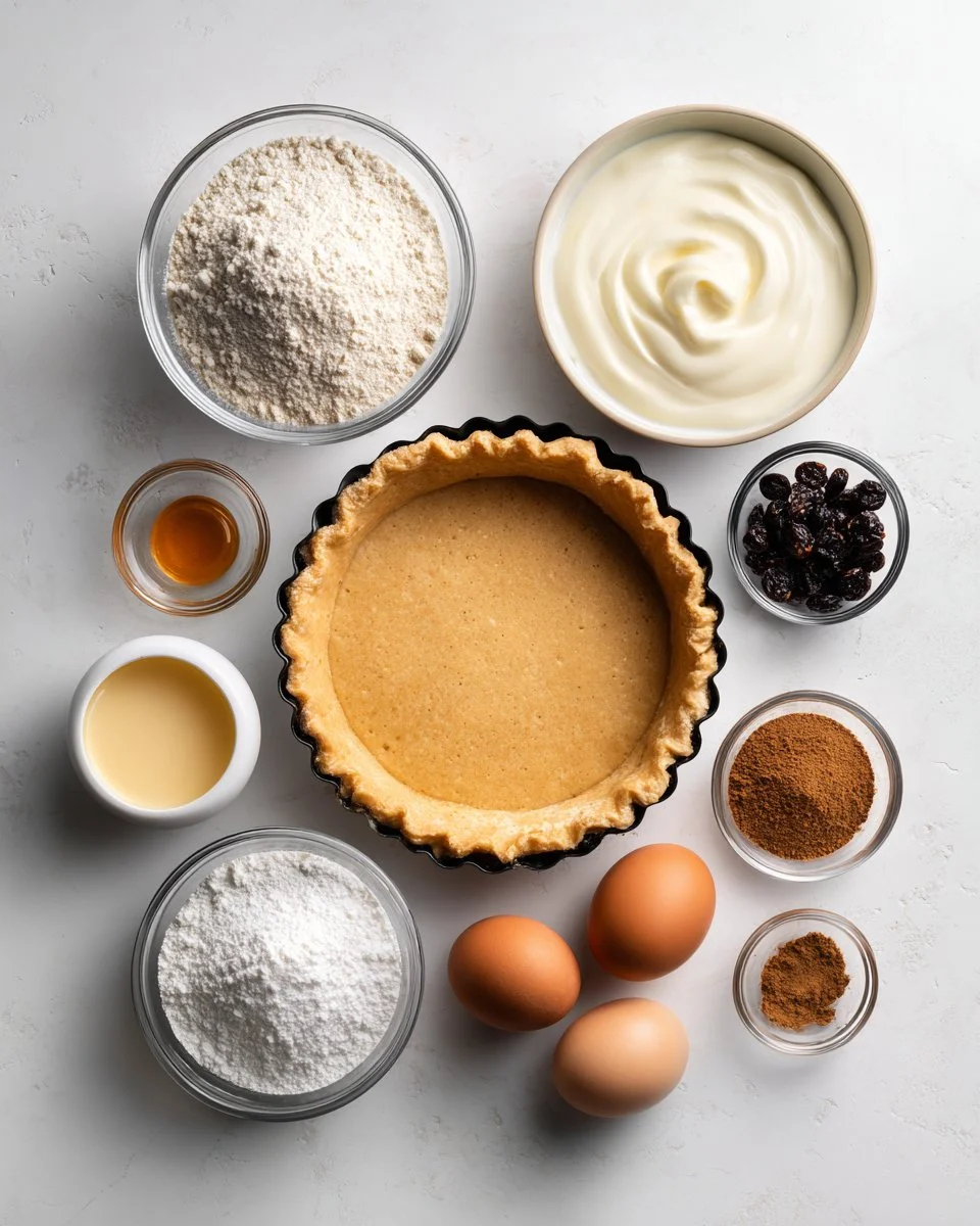 Sour Cream Raisin Pie
