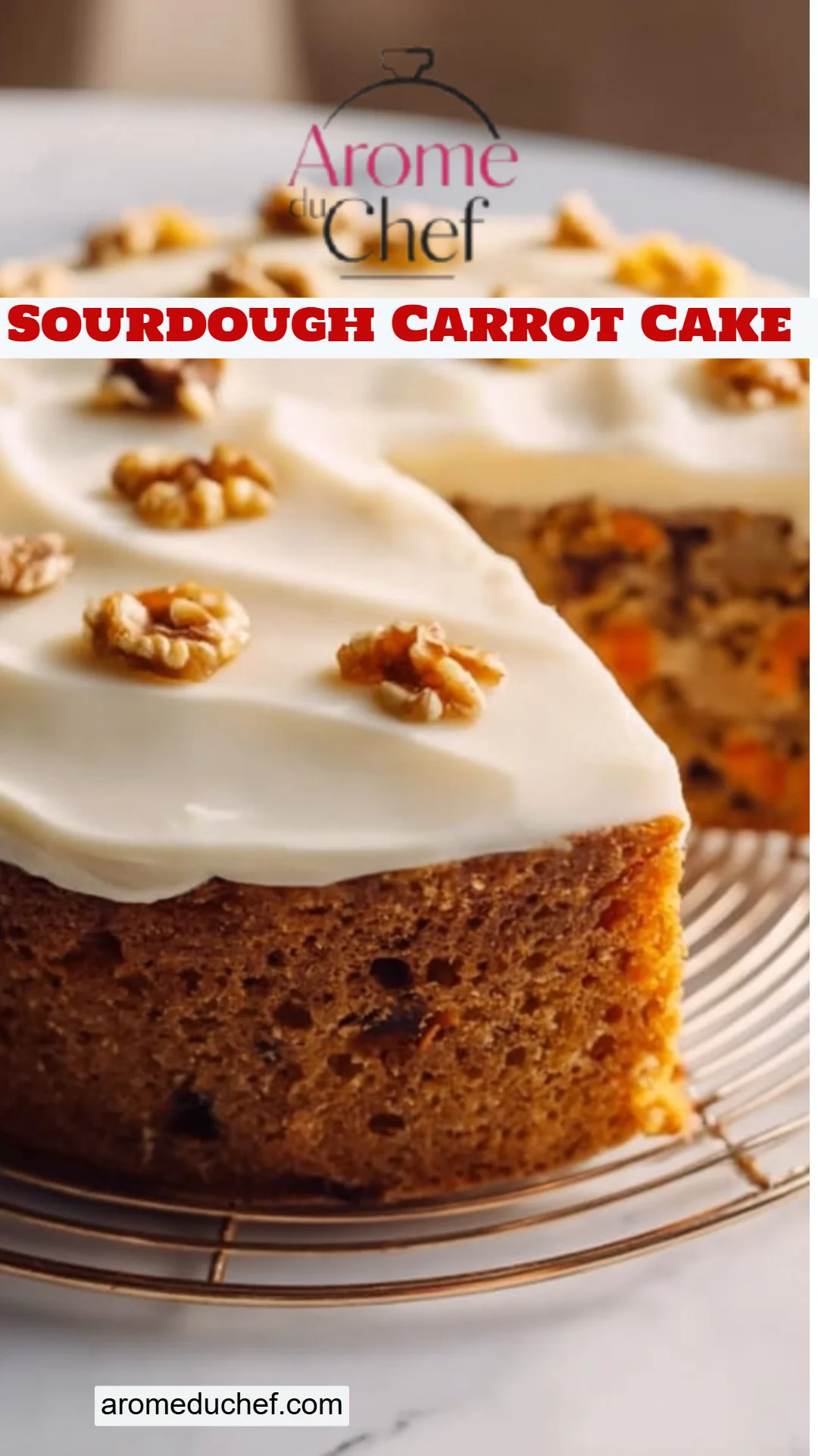 Sourdough Carrot Cake
