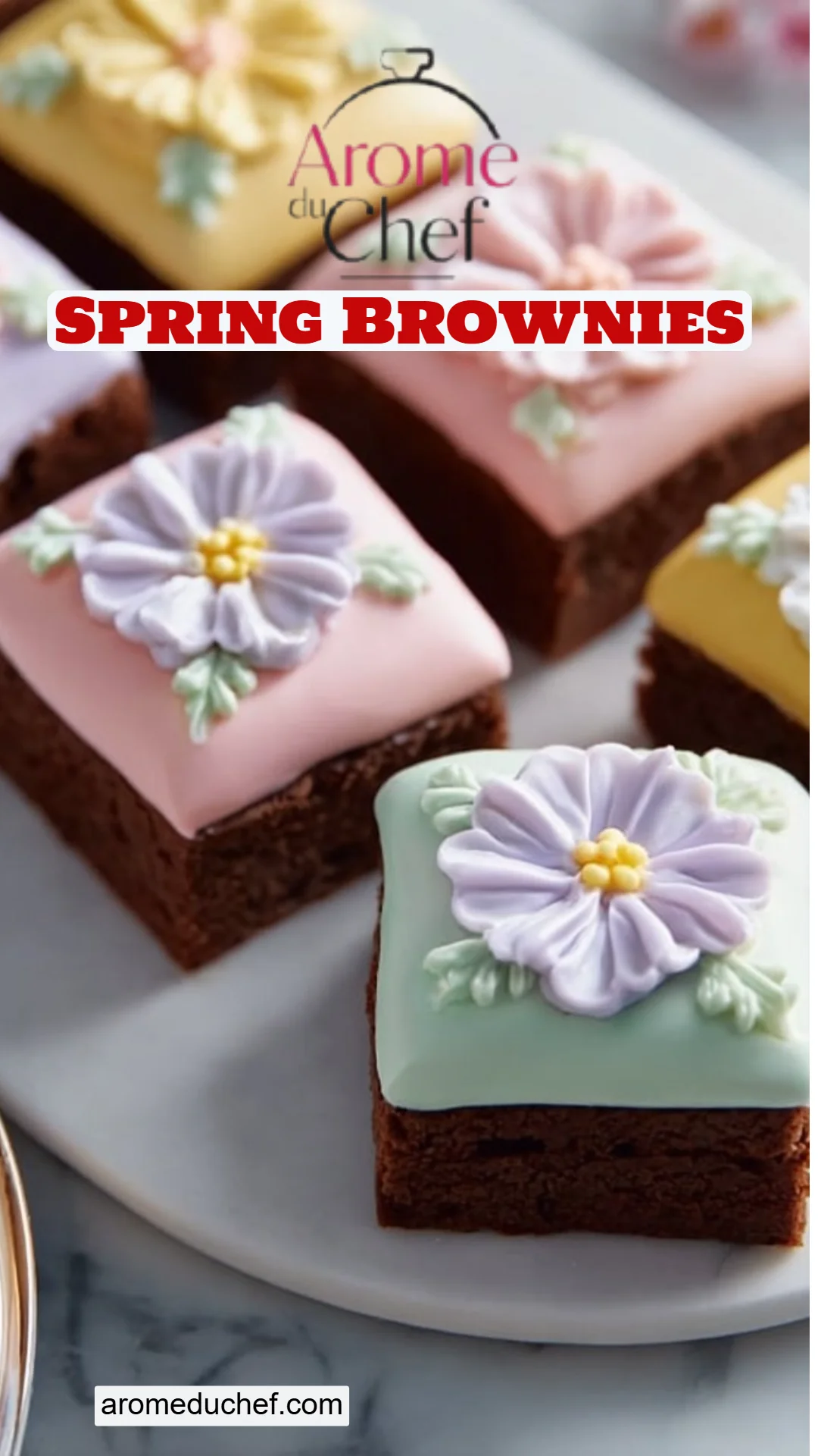 Spring Brownies
