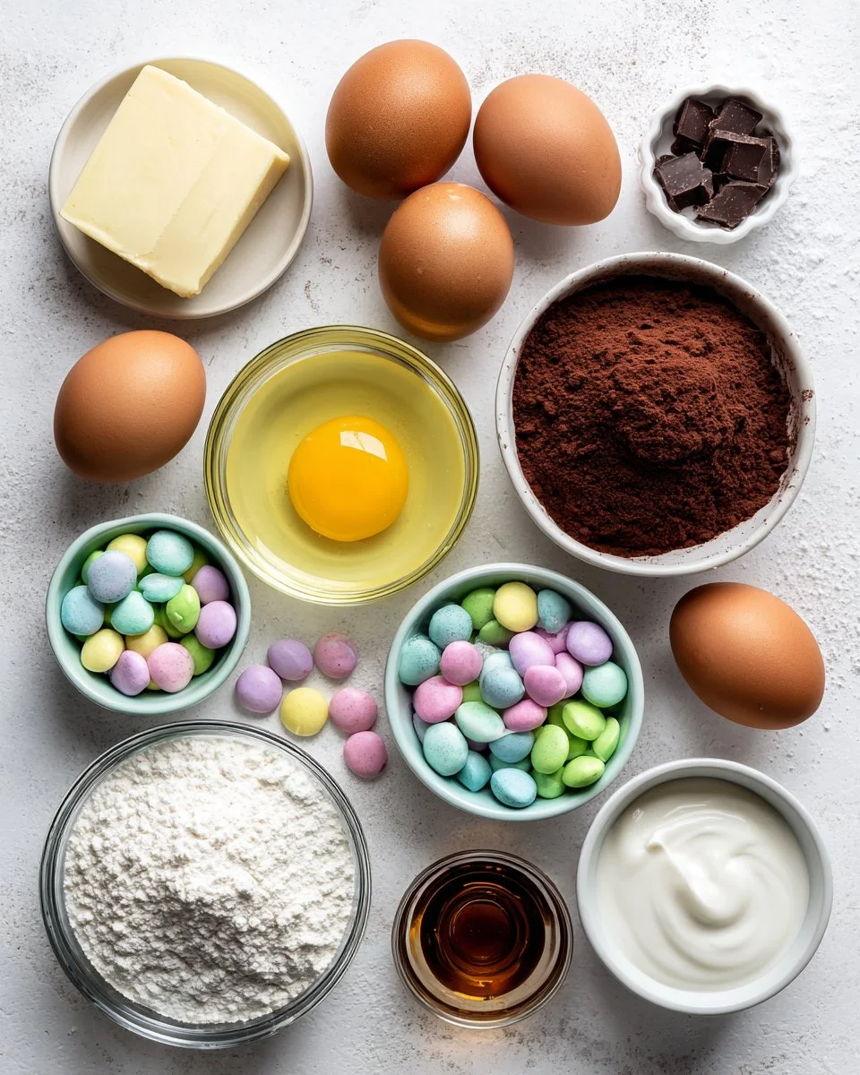 Spring Brownies