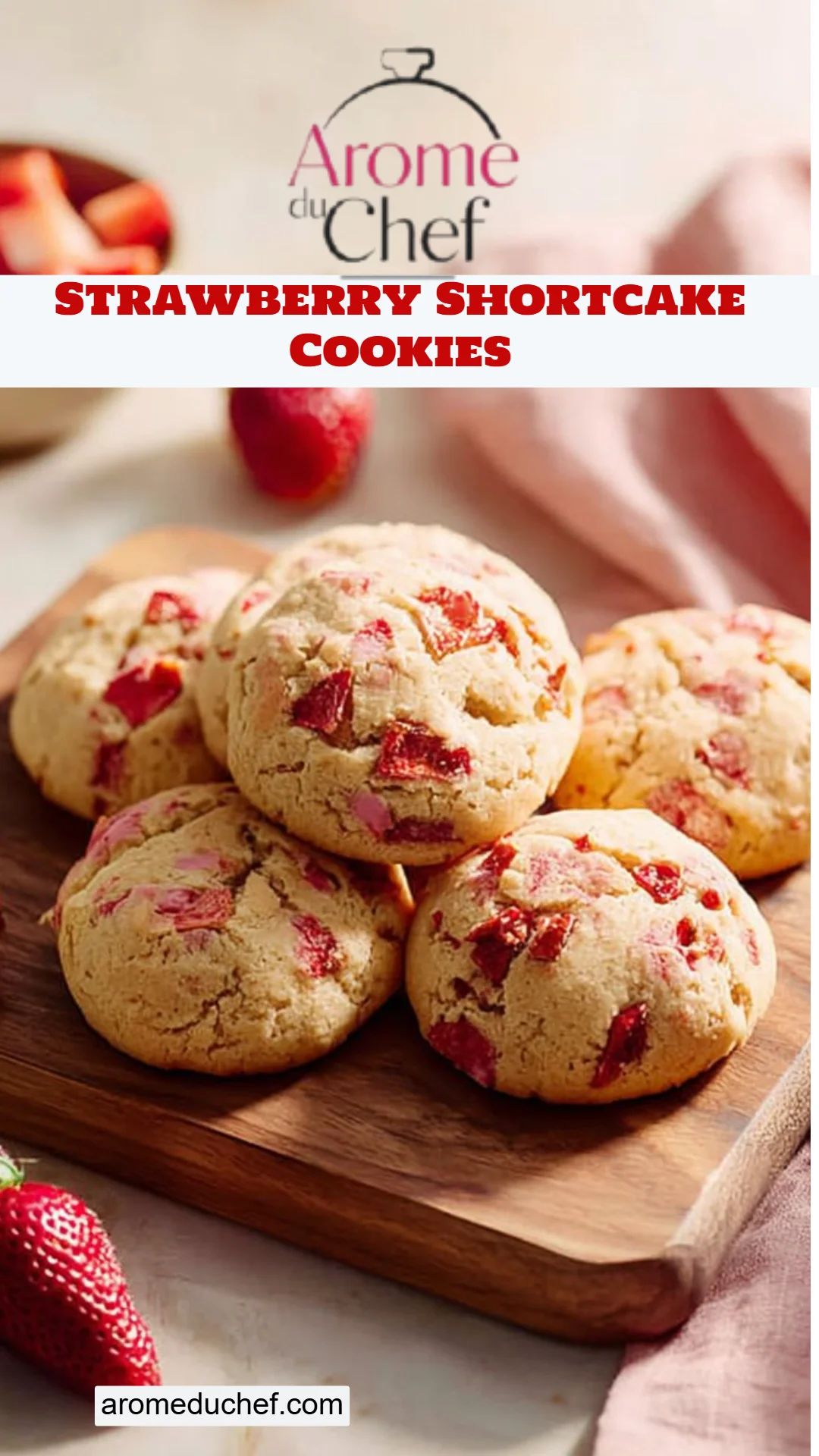 Strawberry Shortcake Cookies