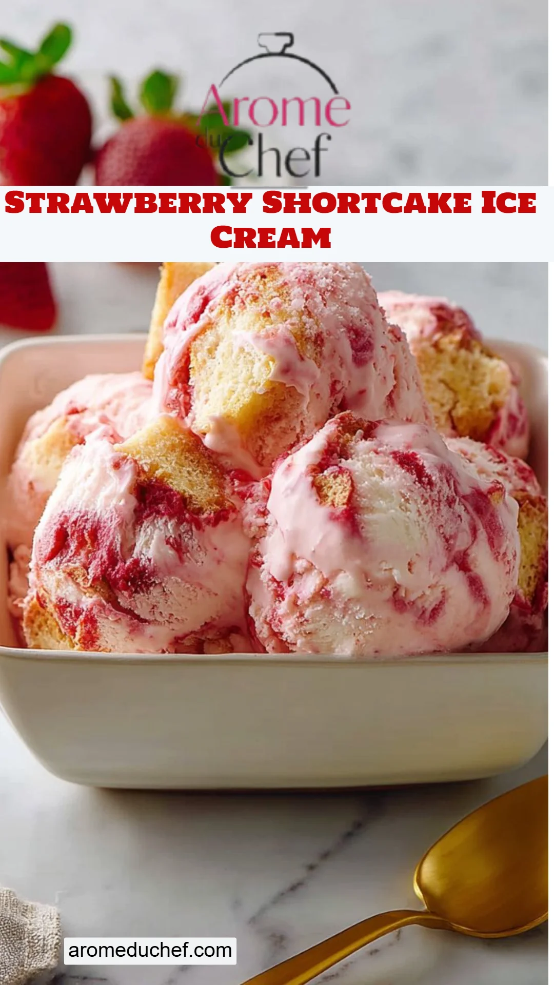 Strawberry Shortcake Ice Cream