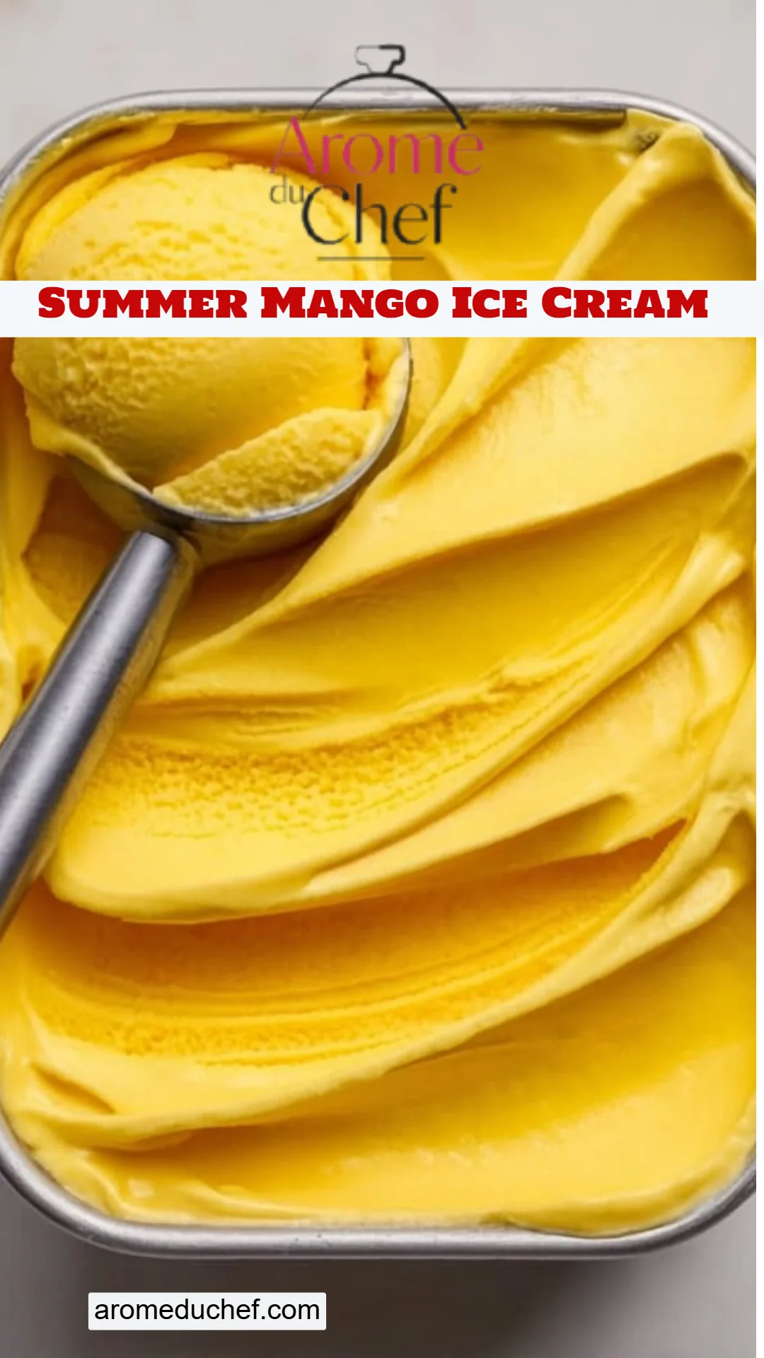 Summer Mango Ice Cream
