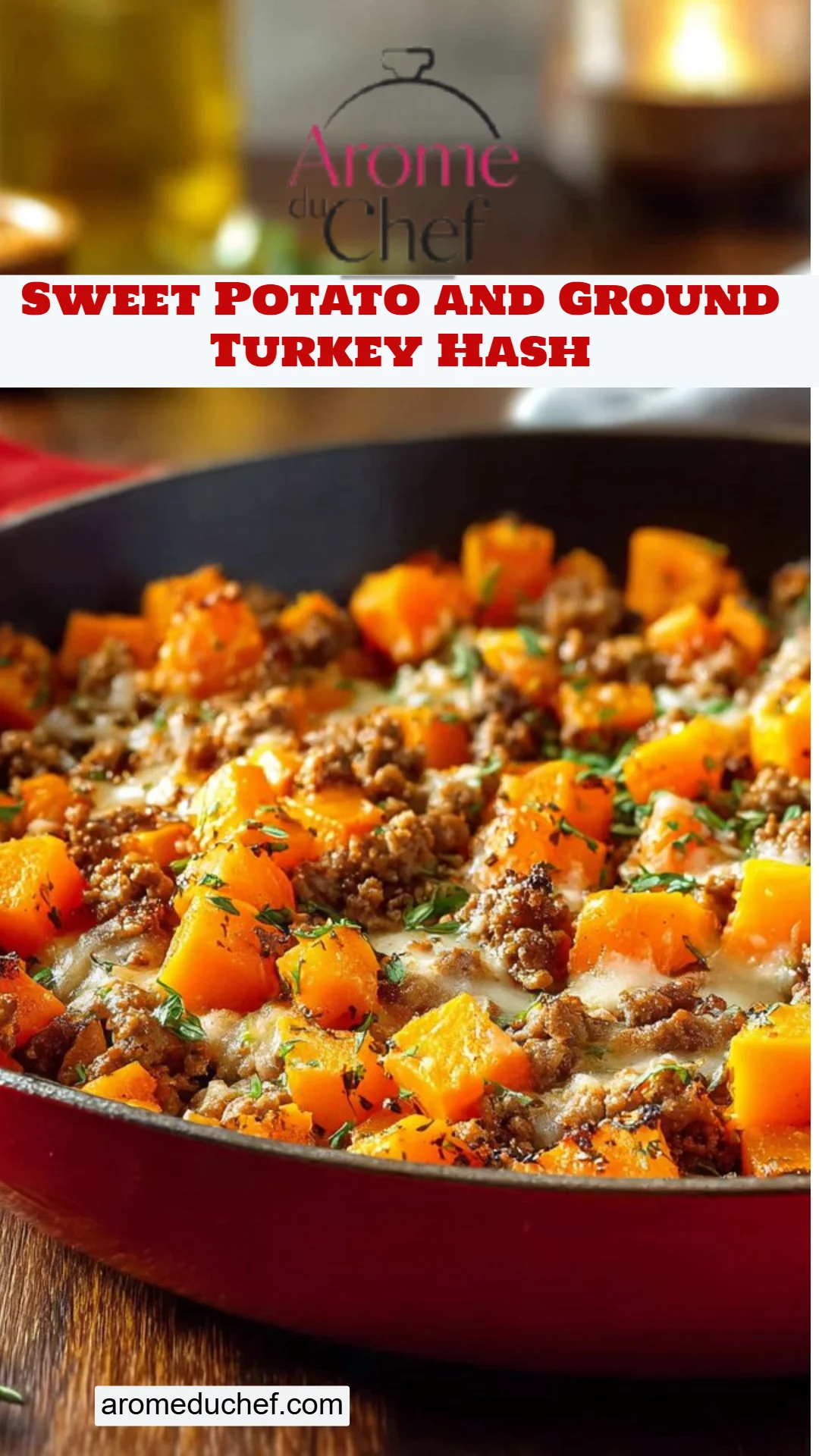 Sweet Potato and Ground Turkey Hash
