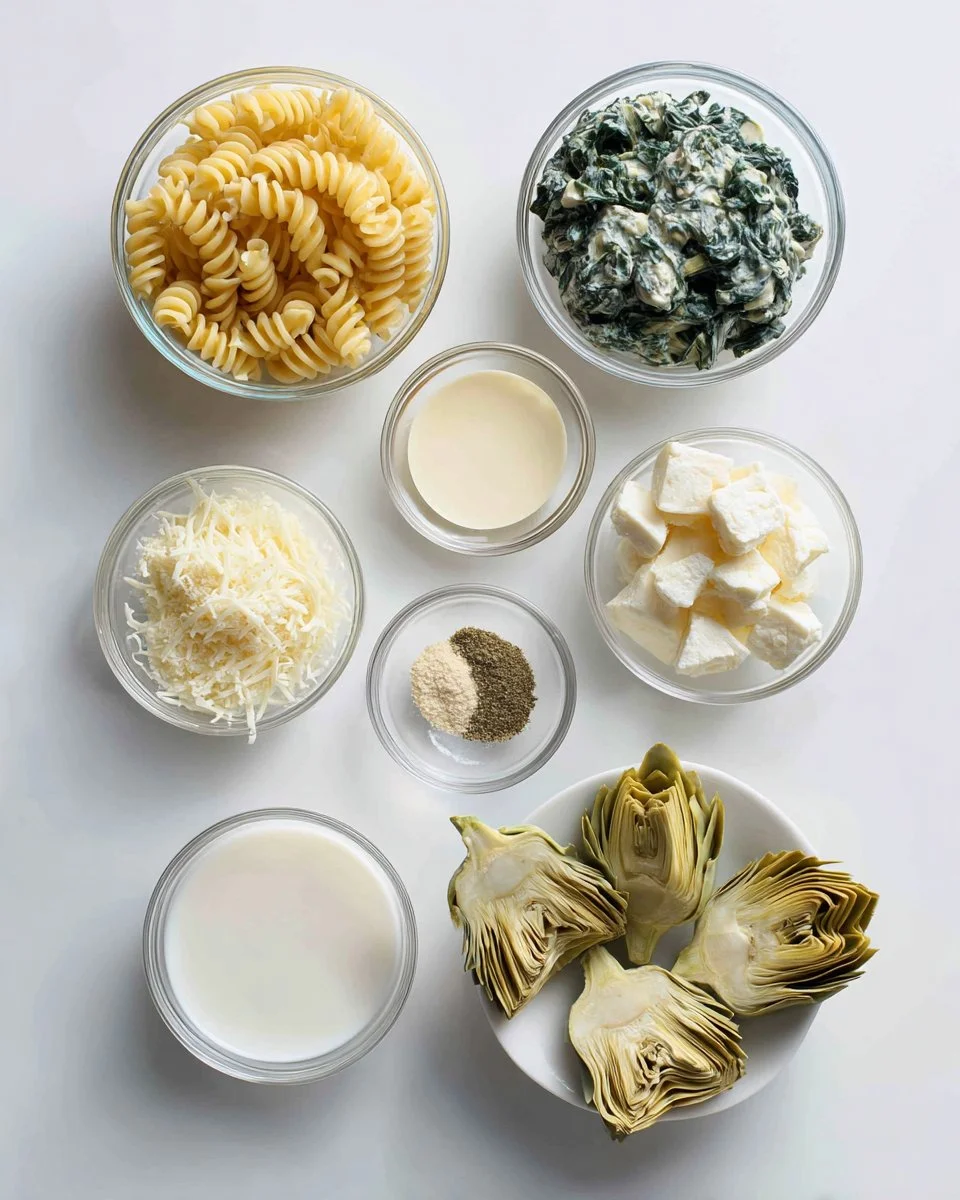Tasty Spinach and Artichoke Dip Pasta