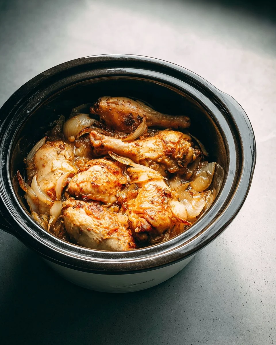 Tender Slow Cooker Whole Chicken