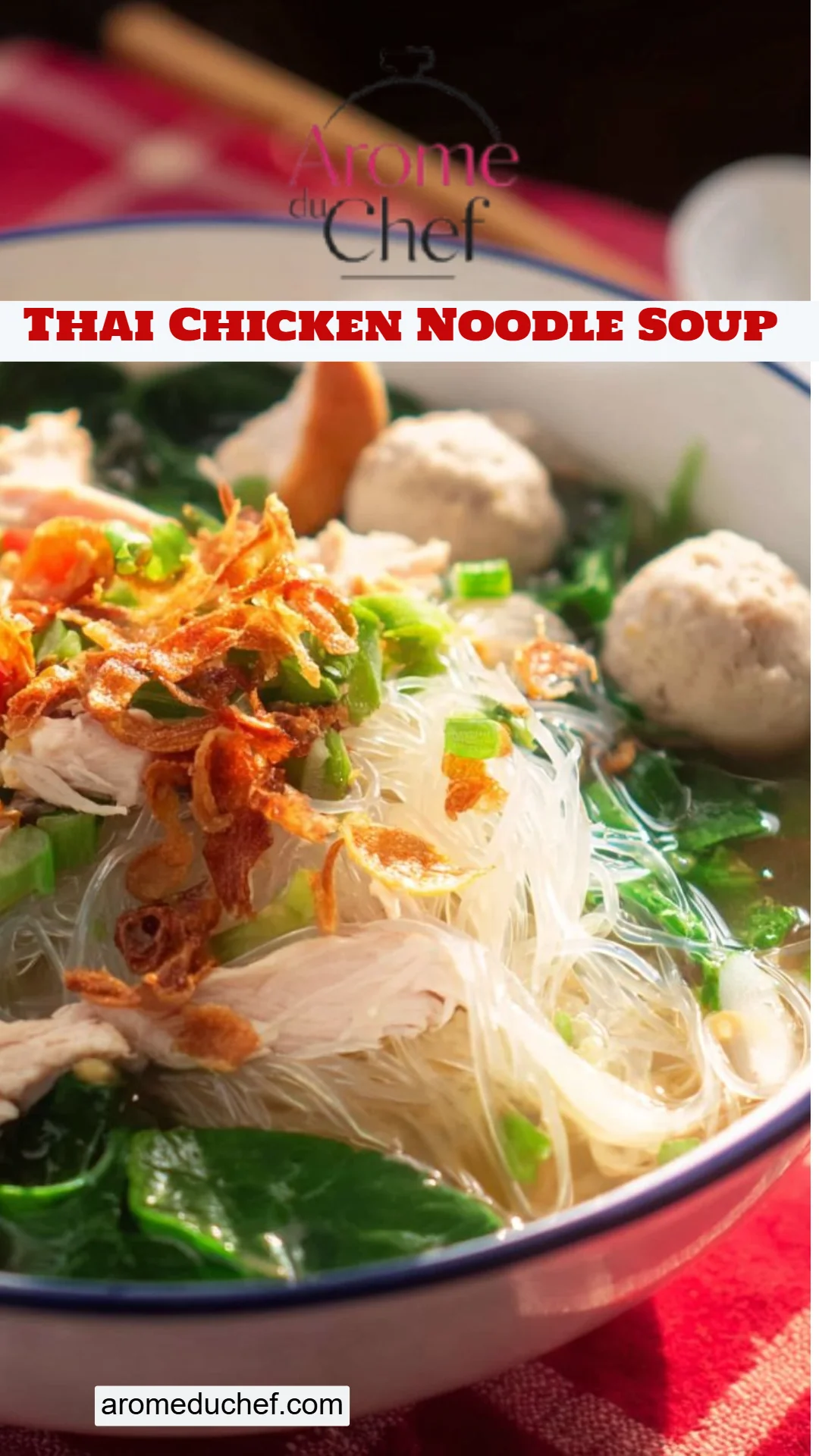 Thai Chicken Noodle Soup