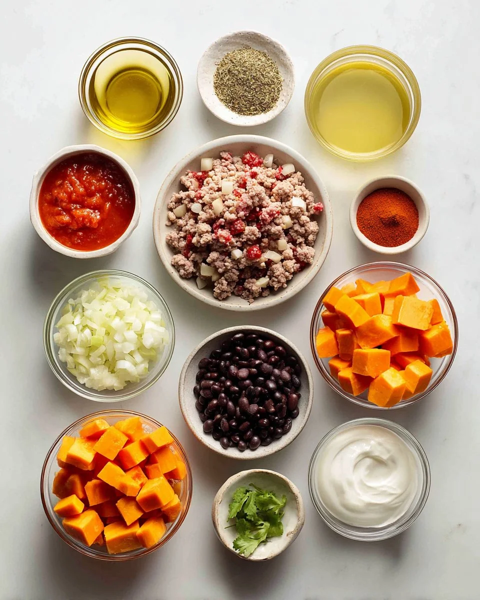Warming Ground Turkey and Sweet Potato Chili