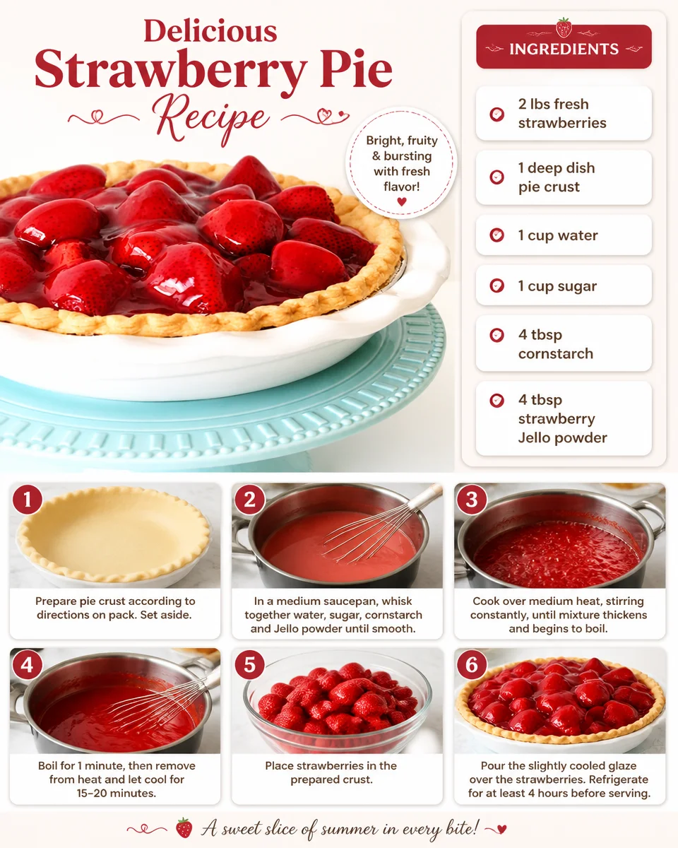 Delicious Strawberry Pie Recipe