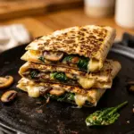Delicious chicken shawarma served with creamy garlic sauce on a platter