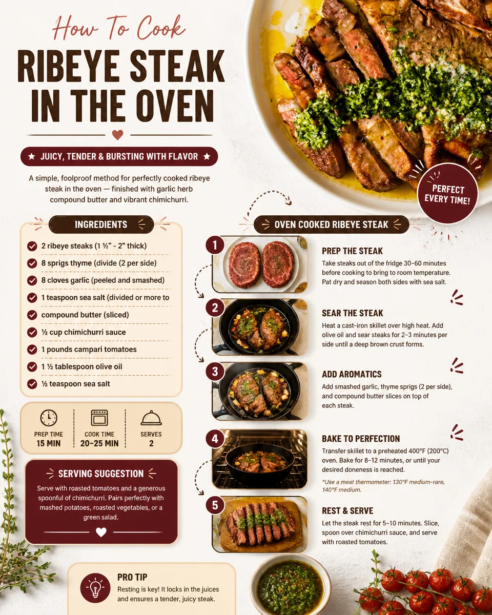 How To Cook Ribeye Steak In The Oven
